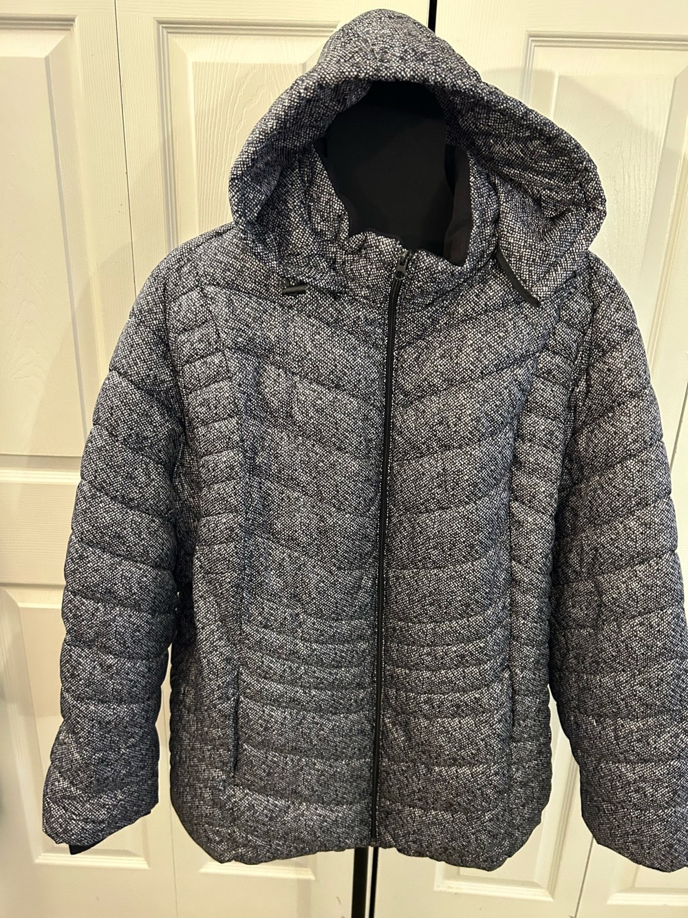 Xersion plus sz soft puffer Jacket with removable hood